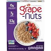 Grape-Nuts Original Cold Breakfast Cereal, 20.5 oz Box | Crunchy Pieces With Whole Grain Wheat &amp; Barley, Excellent Source Of Fiber, Iron &amp; Folate, NON-GMO Project Verified