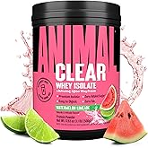 Clear Whey Isolate Protein Powder - Easy to Digest and Mix, 5g BCAA, Deliciously Juicy, Refreshing Anytime Drink for Men and Women, Watermelon Limeade 500g (20 Servings)