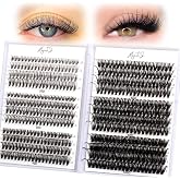 Lash Clusters 480 Clusters 10-20mm False Eyelash 60D 80D 100D Thick Eyelash Extension 20D 30D 40D Individual Eyelashes Multi-Style DIY Lash Extensions for Beginners(20D-100D-D, 10-20MIX)