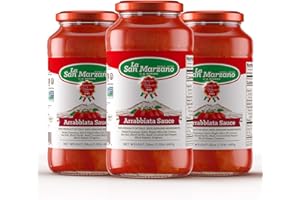 La San Marzano Arrabiata Sauce, 24 oz, Pasta Sauce Made in Italy, All Purpose Tomato Premium Quality, All Natural, Mediterranean Diet, Non GMO, Vegan, Gluten Free