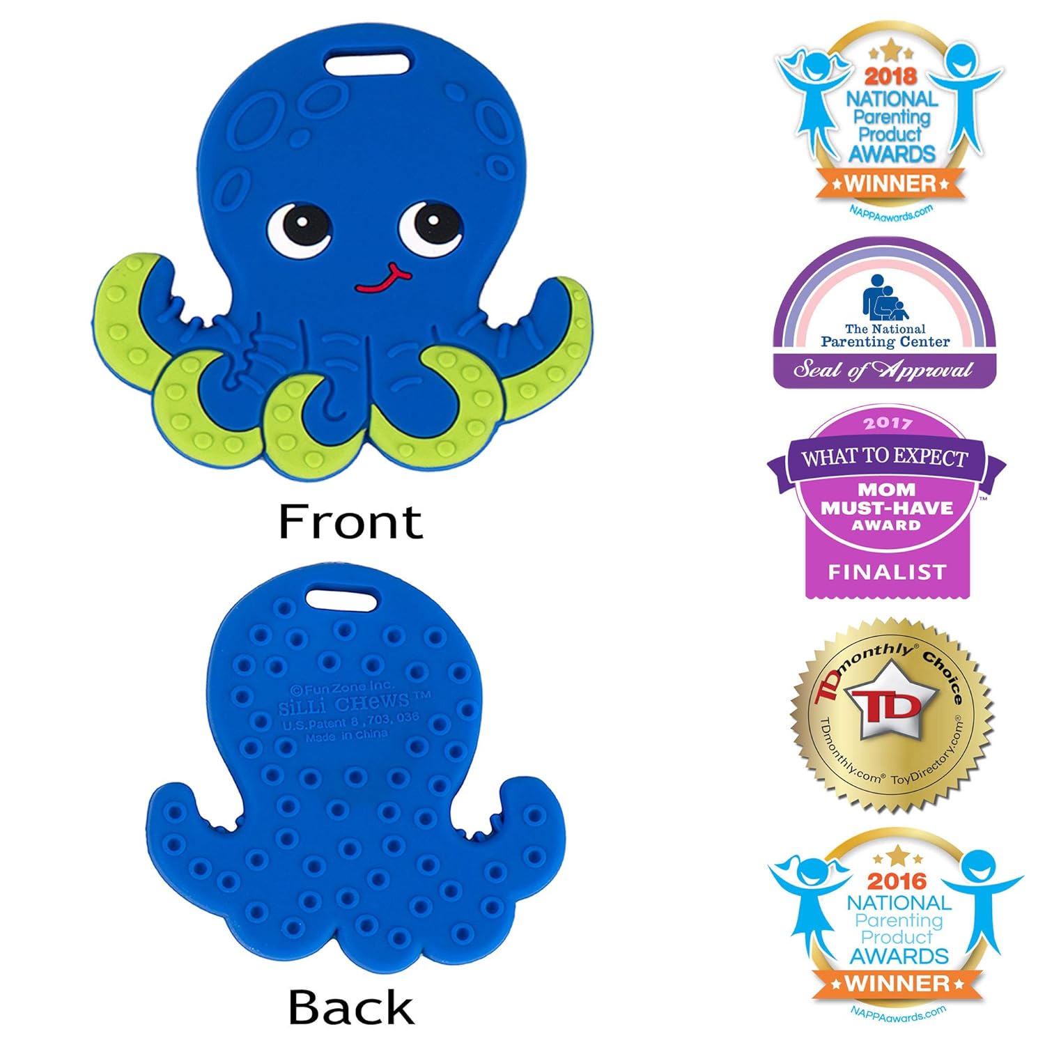 ollie octopus teether