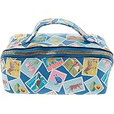 Karma, Small Zip Cosmetic Bag, Makeup Bag for Purse Travel Makeup Pouch Mini Cosmetic Bag for Women, Travel Toiletry Bag Accessories Organizer, Stamps