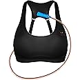 The Original WineRack Booze Bra Flask - Adjustable Design - Holds 25oz of Booze (Black, Medium)