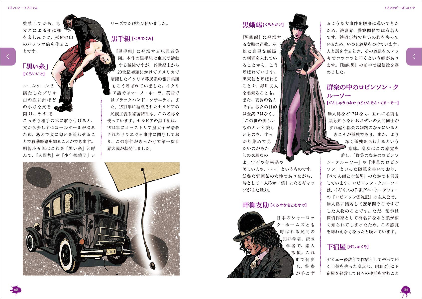 江戸川乱歩語辞典 乱歩にまつわる言葉をイラストと豆知識で妖しく読み解く Amazon Com Books