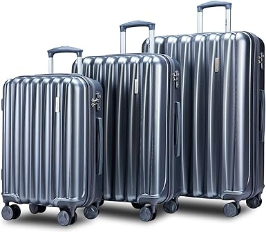 merax travelhouse aluminum frame hardshell luggage