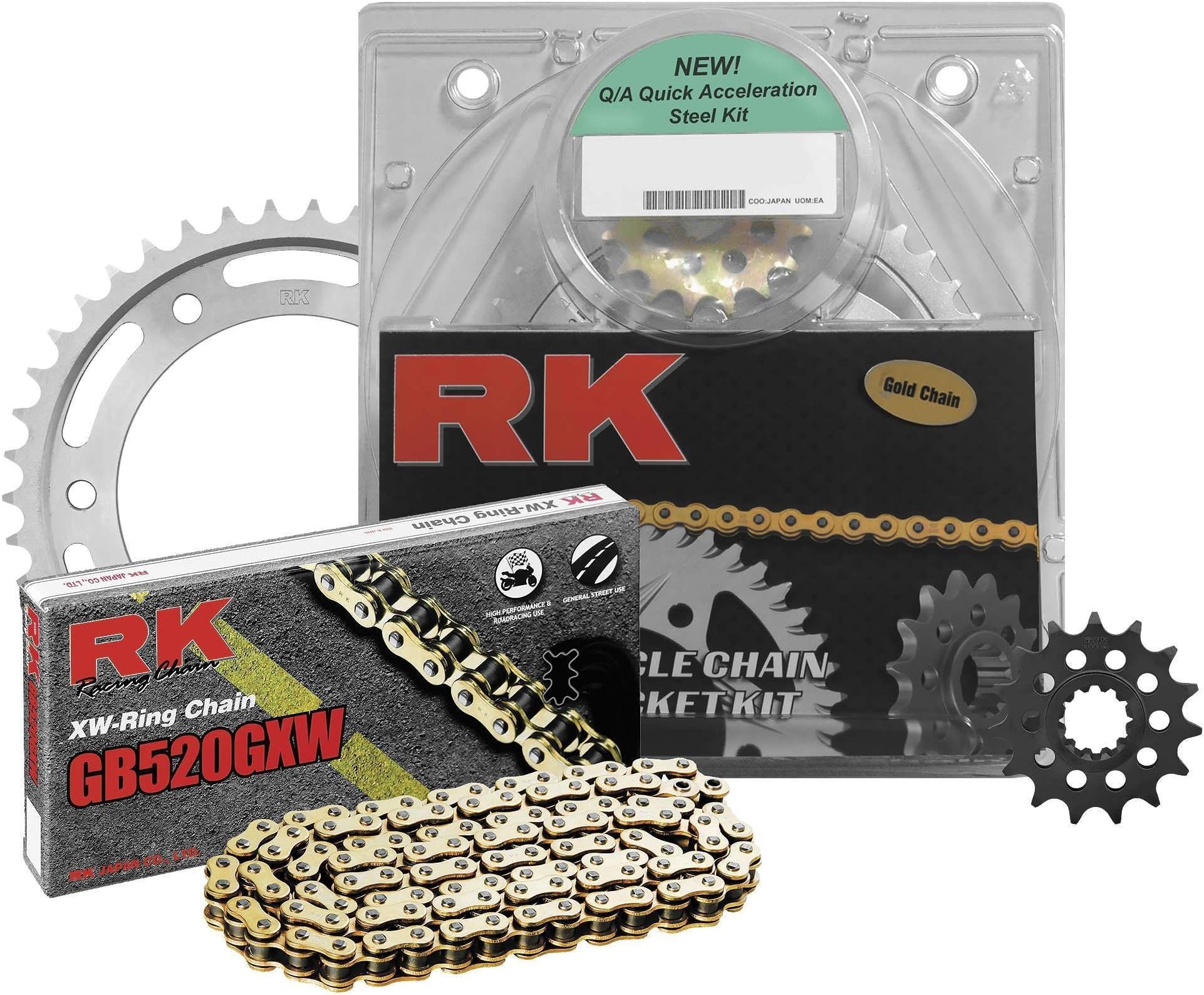 RK 1102-080E 530 Steel Chain/Sprocket Kit - Natural