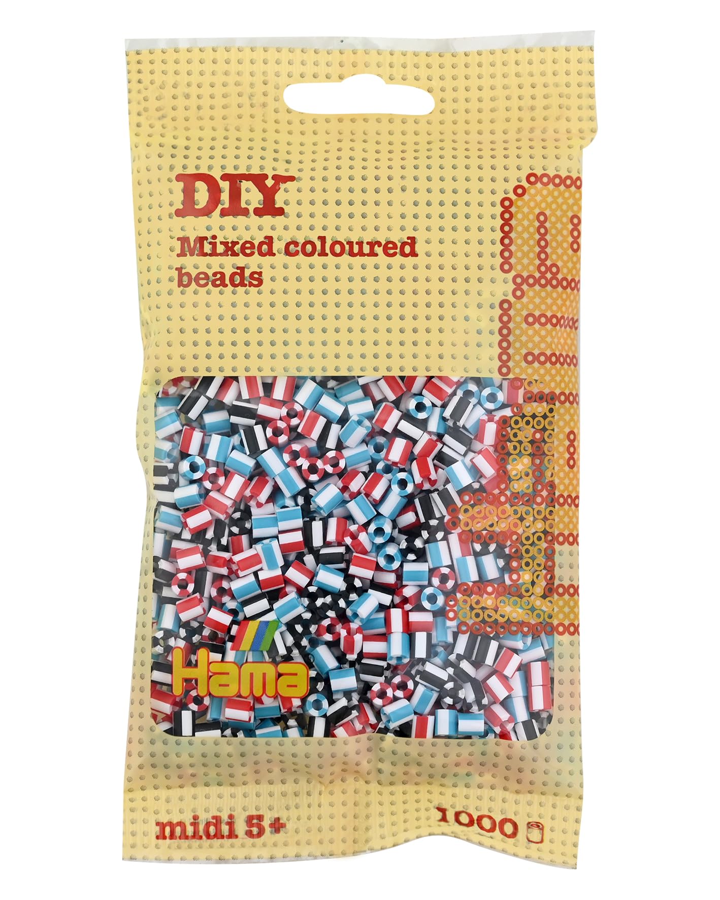 Hama Striped Bead (1000-Piece, Multi-Colour)