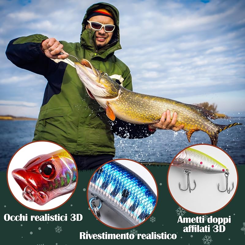 Calendario dell'Avvento 2026 per Uomo Adulto - Regalo per Pescatore