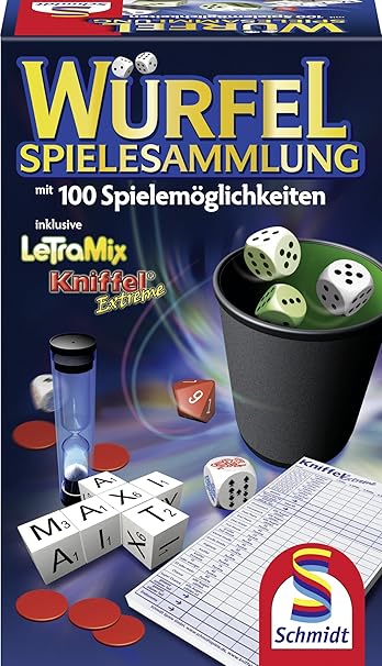 Schmidt Spiele 49163 - Würfel-Spielesammlung