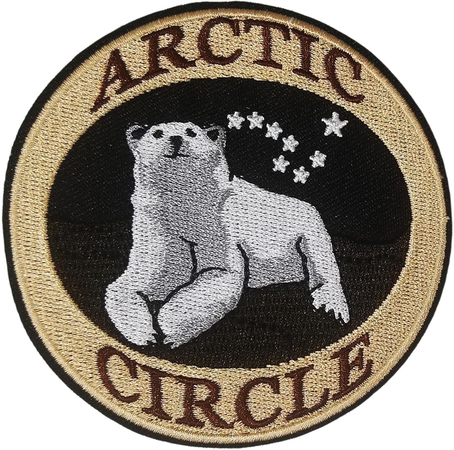 Mixed Media - Arctic Circle Polar Bear Patch 3.5