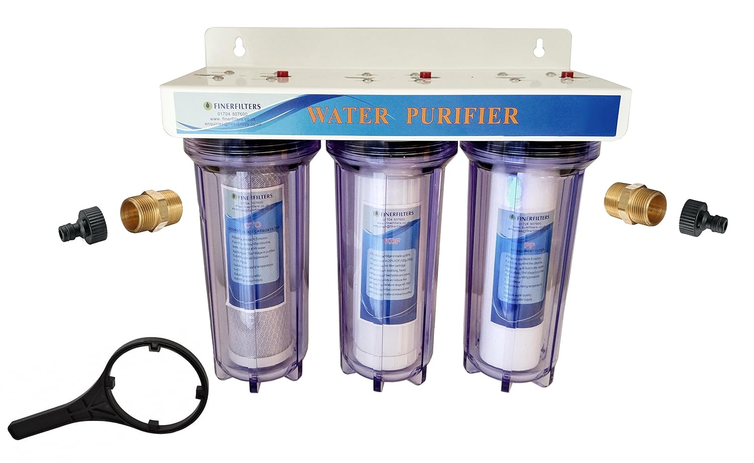 Small Kitchen Appliances 3 Stage HMA High Flow Water Filter KOI Pond