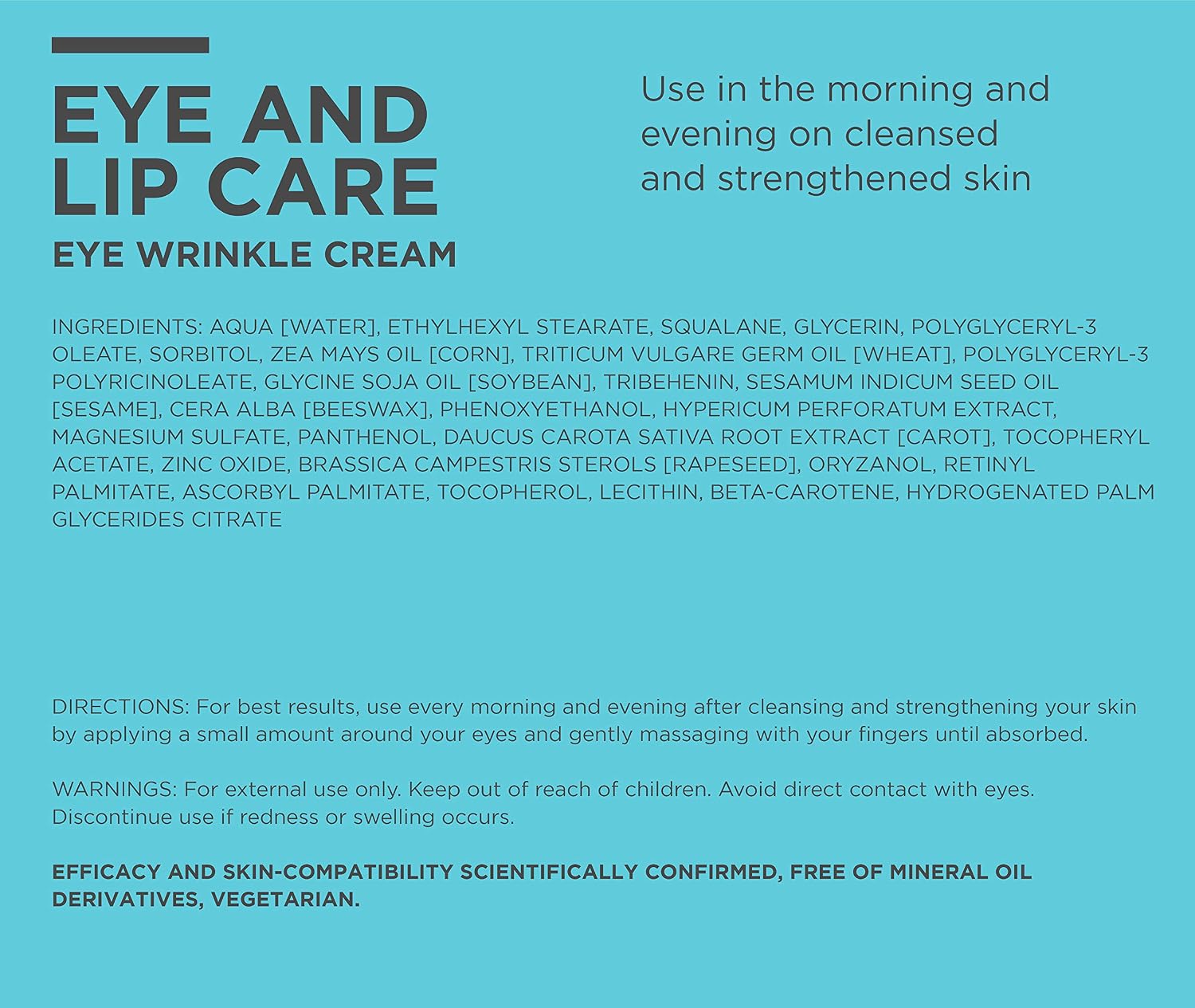 Eye Wrinkle Cream Annemarie Borlind 0.67 oz. Cream, 19 g (Pack of 1) - Image 5