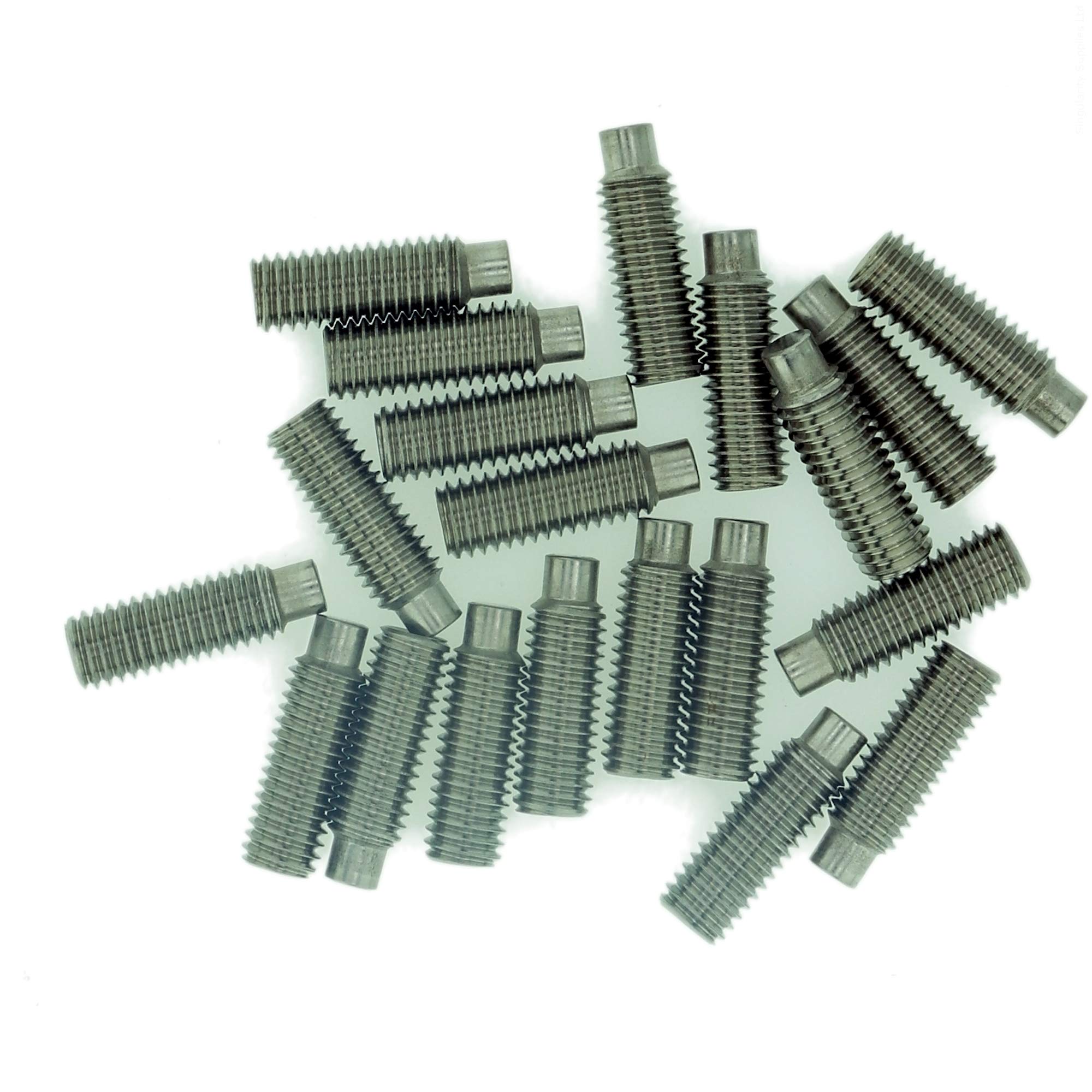 M6 (6mm x 20mm) Hex Socket Grub Screw (Dog Point) - Stainless Steel (A2) (Pack of 20)