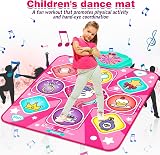 FHNSEL Unicorn Dance Mat Light Up Dance Pad 9 Patterns 5 Modes Kids Gift view 5