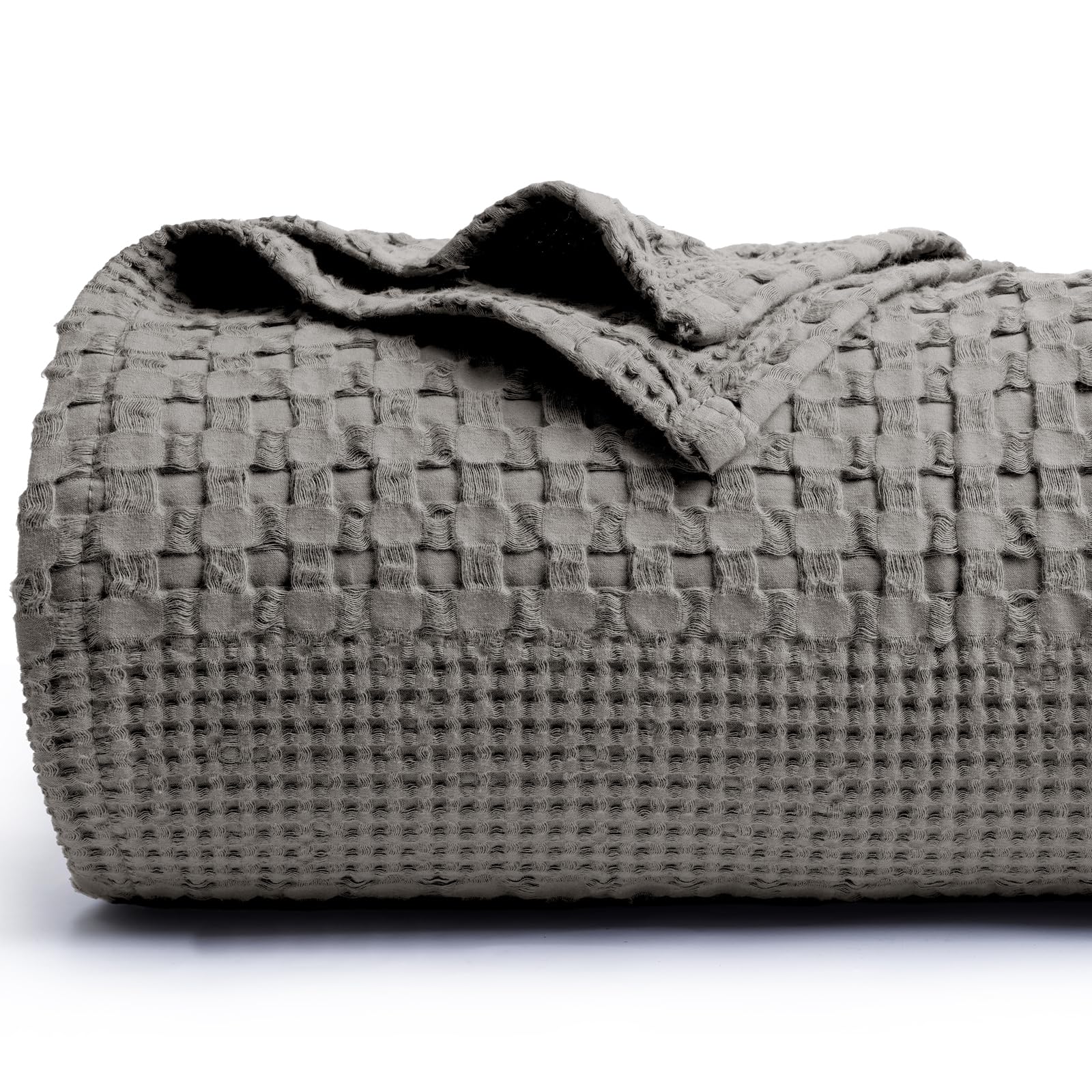 PHF 100% Cotton Waffle Weave Blanket King