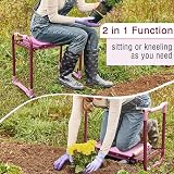 Colwelt Garden Kneeler and Seat Purple Upgraded with Tool Pouch view 4