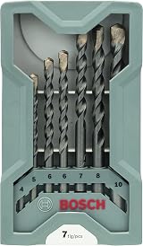 Bosch CYL-3 7pc Concrete Drill Bit Set Ø 4-10mm Impact Drill Masonry Bits view 2
