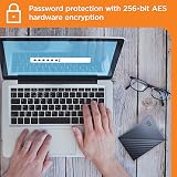 WD 2TB My Passport Ultra Portable External Drive USB-C Windows Mac view 3