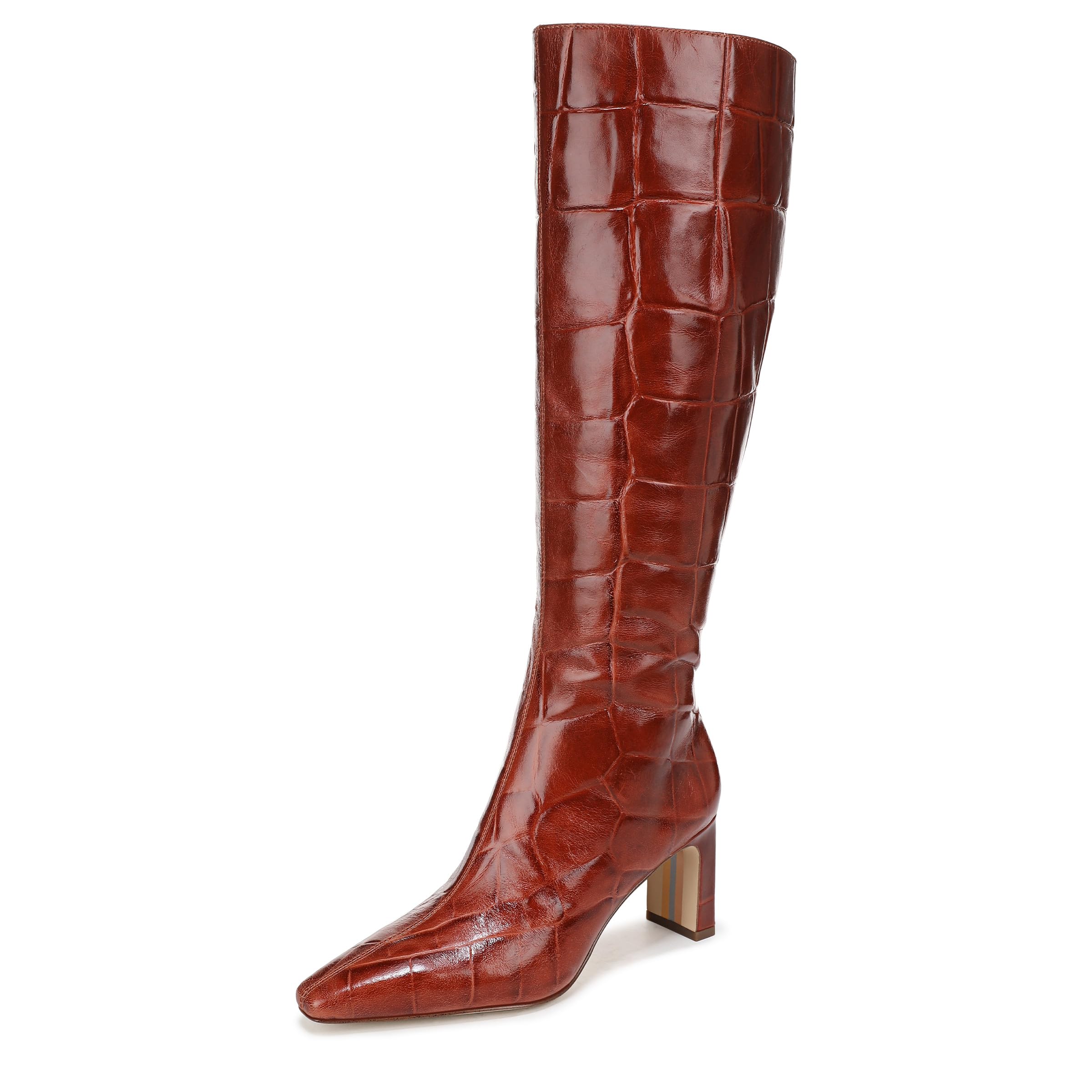 Sam Edelman Women’s Sylvia Knee High Boot, New Cognac Wide Calf, 12