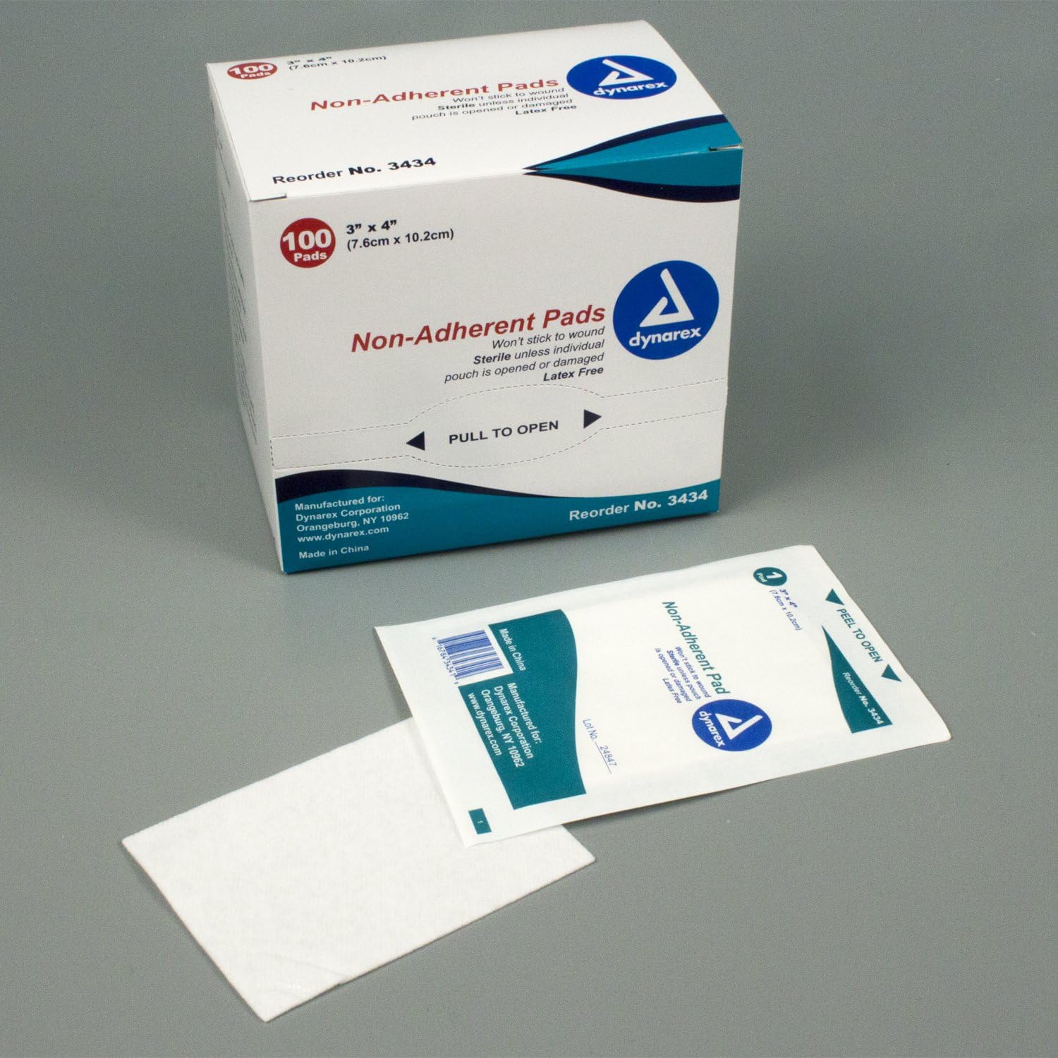 Gauze Pads Non ADHERING 3 X 4 100/BOX Model:: Health & Personal Care
