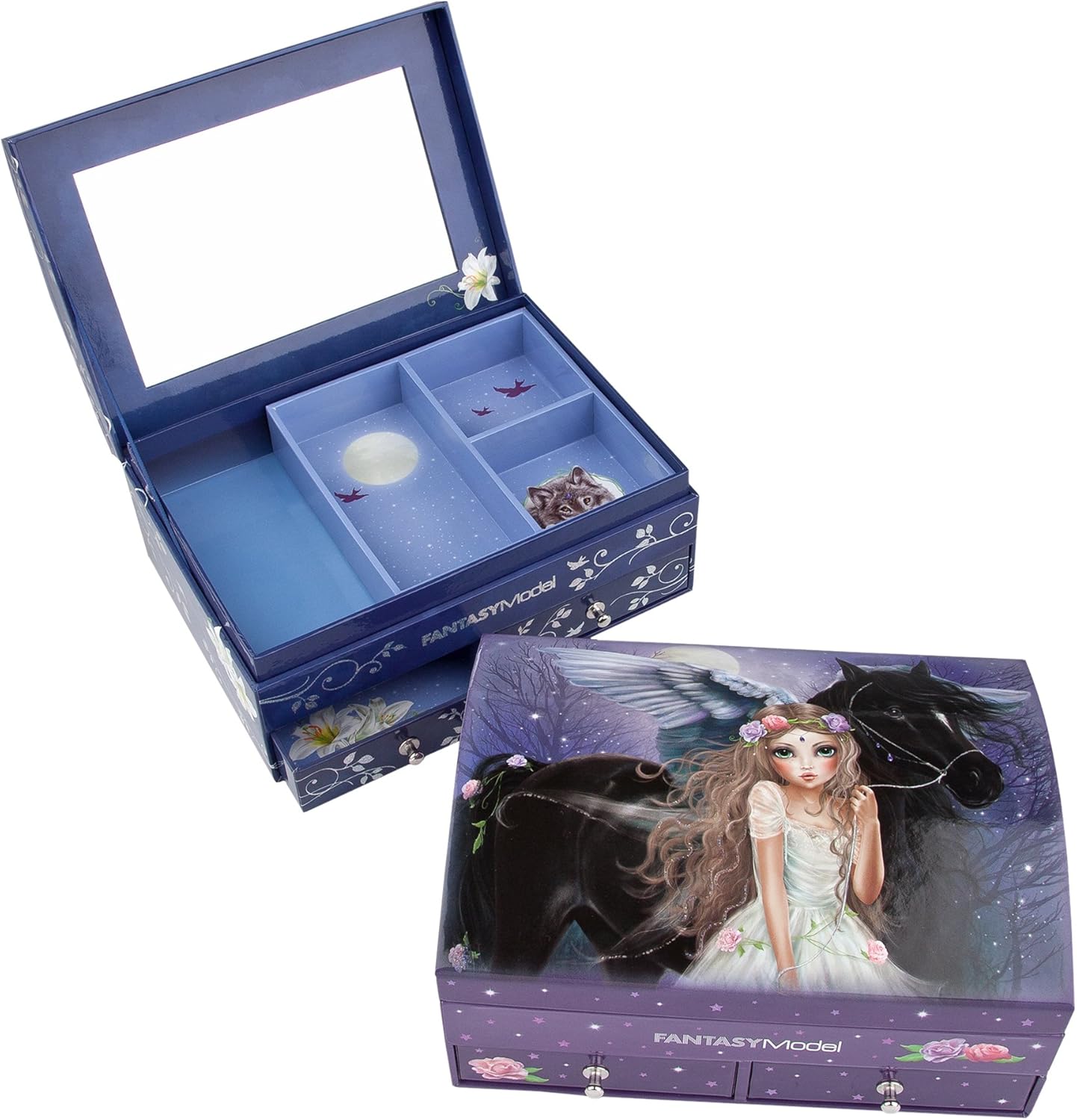 Caja joyero top model Fantasy – Imagen caballo: Amazon.es: Hogar