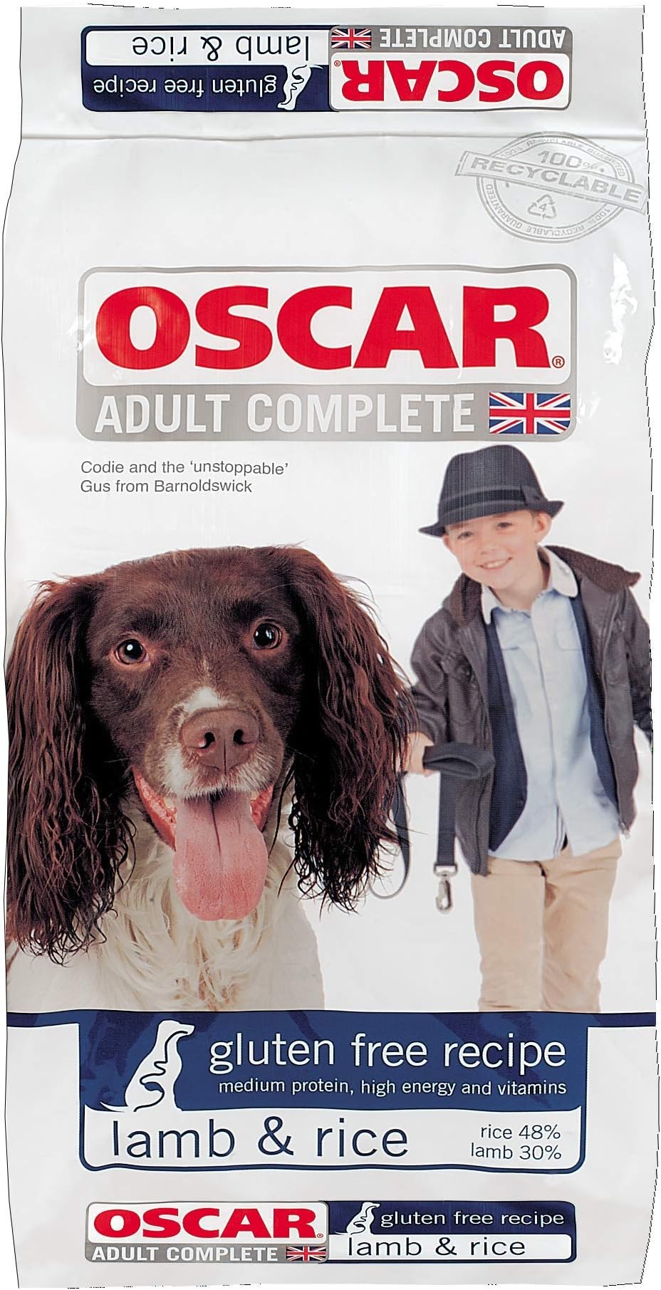 OSCAR Adult Lamb & Rice 7kg Complete Dry Dog Food