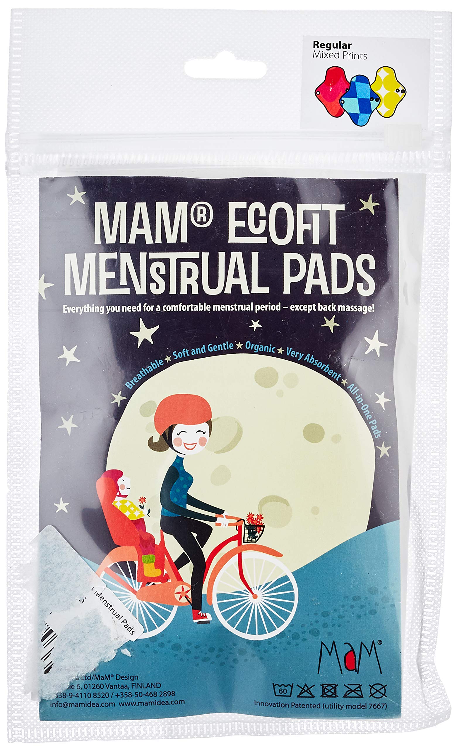 Ecofit Regular Compresses, Pack of 3