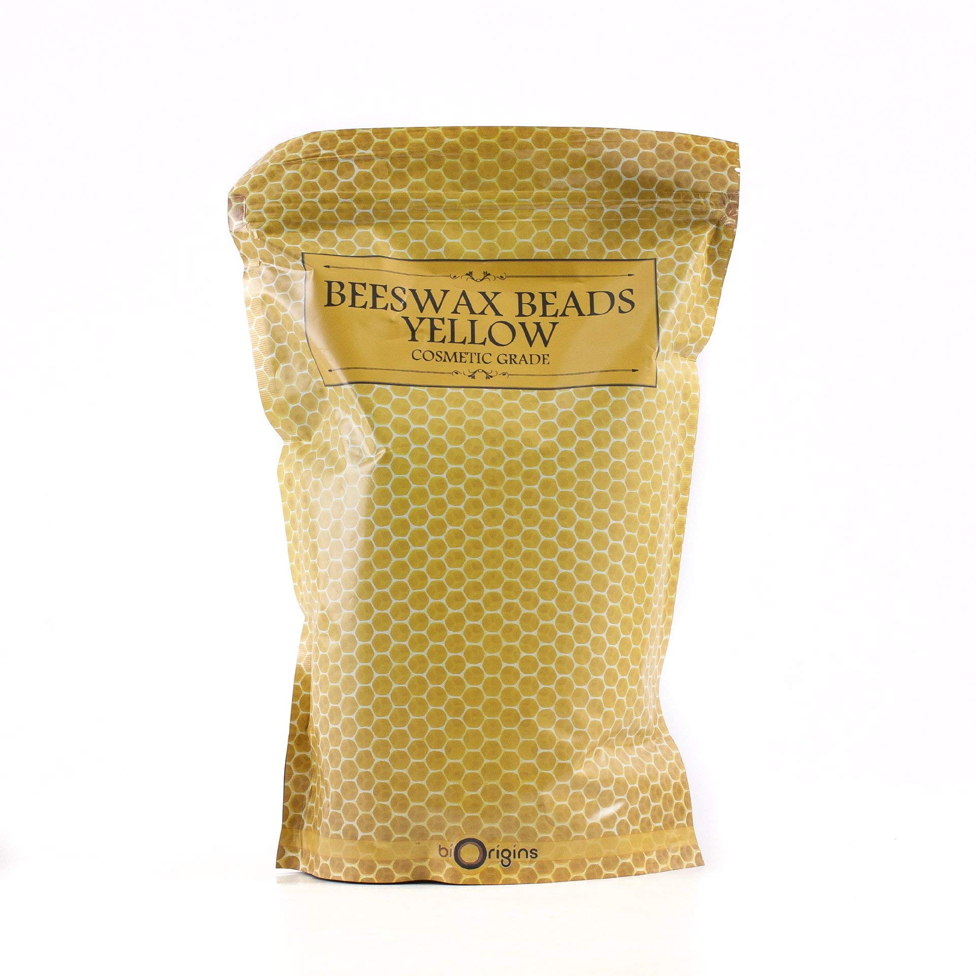 Mystic Moments Beeswax Beads Yellow Cosmetic Grade 1Kg | GMO Free