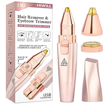 eyebrow trimmer with charger
