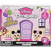 Disney Doorables Countdown to Birthday Calendar, Collectible Blind Bag Figures, Kids Toys for Ages 5 Up, Amazon Exclusive by 