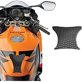STOMPGRIP | Motorcycle Center Tank Pad Protector | Universal Fit | Old School | Icon Black