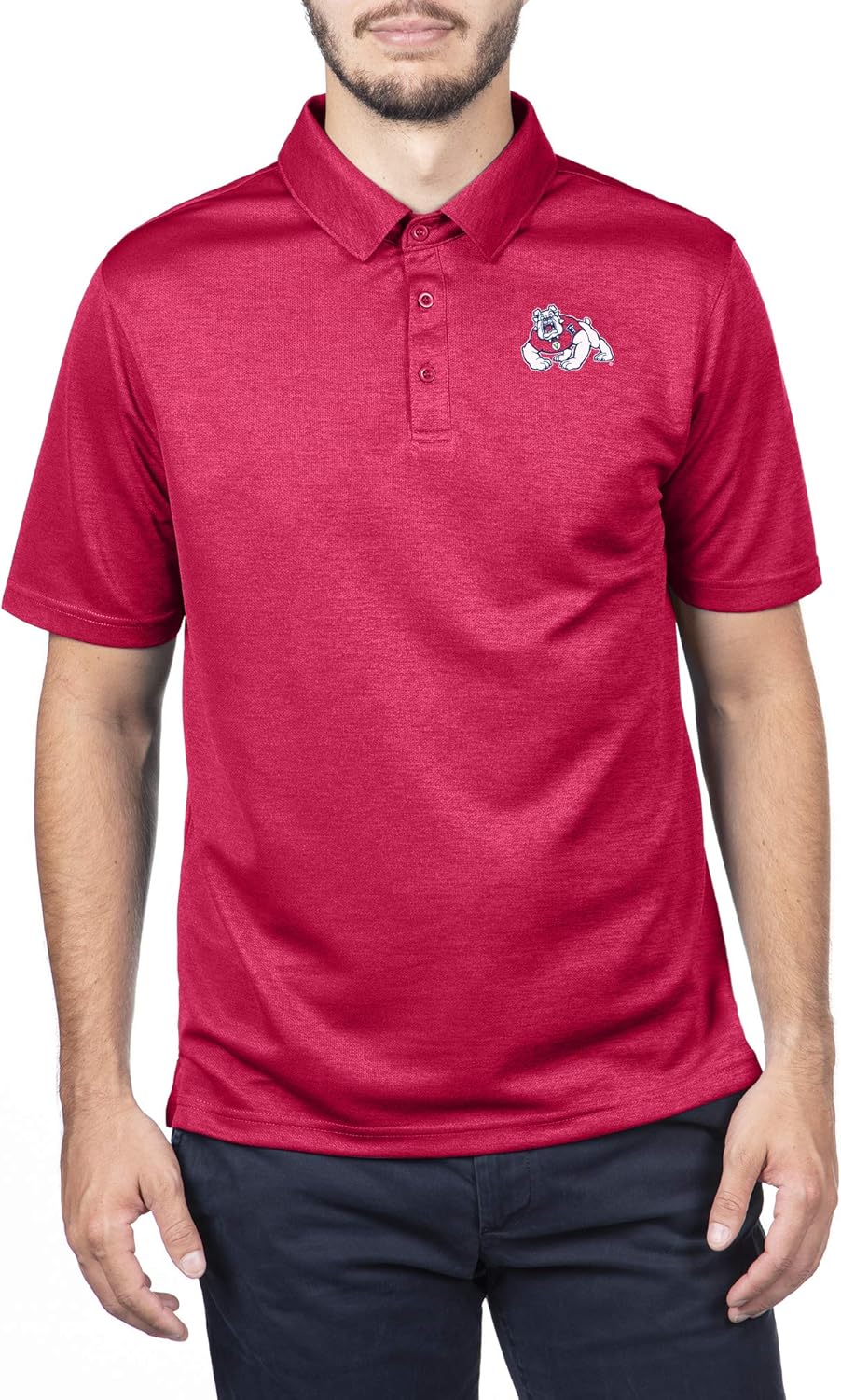 Top of the World NCAA Men's Team Color Carbon Polo