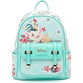 Wondapop Disney Moana Featuring Pua and Hei Hei 11" Vegan Leather Fashion Mini Backpack