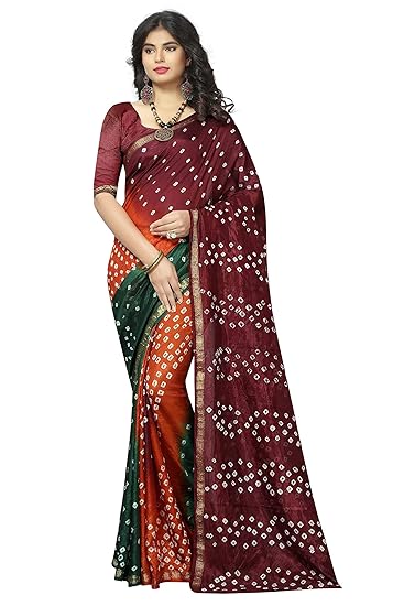 Women's Silk Saree With Blouse Piece (DS-S3335-05_Multicolored)
