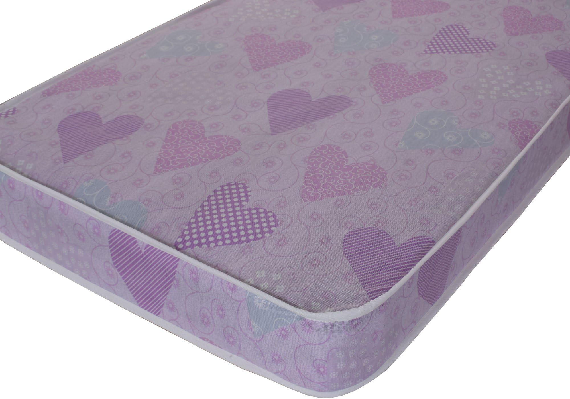 The eXtreme Comfort Shorty Mattress 2ft6" by 5ft9 Kids Pink Budget Mattress 75cm x 175cm
