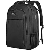 MATEIN Extra Large Backpack, 17 Inch Travel Laptop Backpack with USB Charging Port, Anti Theft TSA Friendly Business Work Col