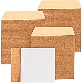 MUKLEI 200 Pcs 4X4 Inches Self Adhesive Cork Sheets, 2 mm Thick Sticky Back Corks Square Cork Backing for Tiles, Coasters and DIY Crafts