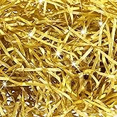 Metallic Shred Gift Basket Filler – Shiny Foil Paper Shred for Gift Bags Boxes Party Favors Crafts and Event Decorations