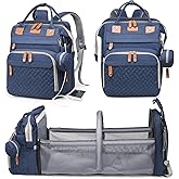 Astro alan Baby Diaper Bags with Changing Station, Waterproof Diaper Bag Backpack for Moms Dads