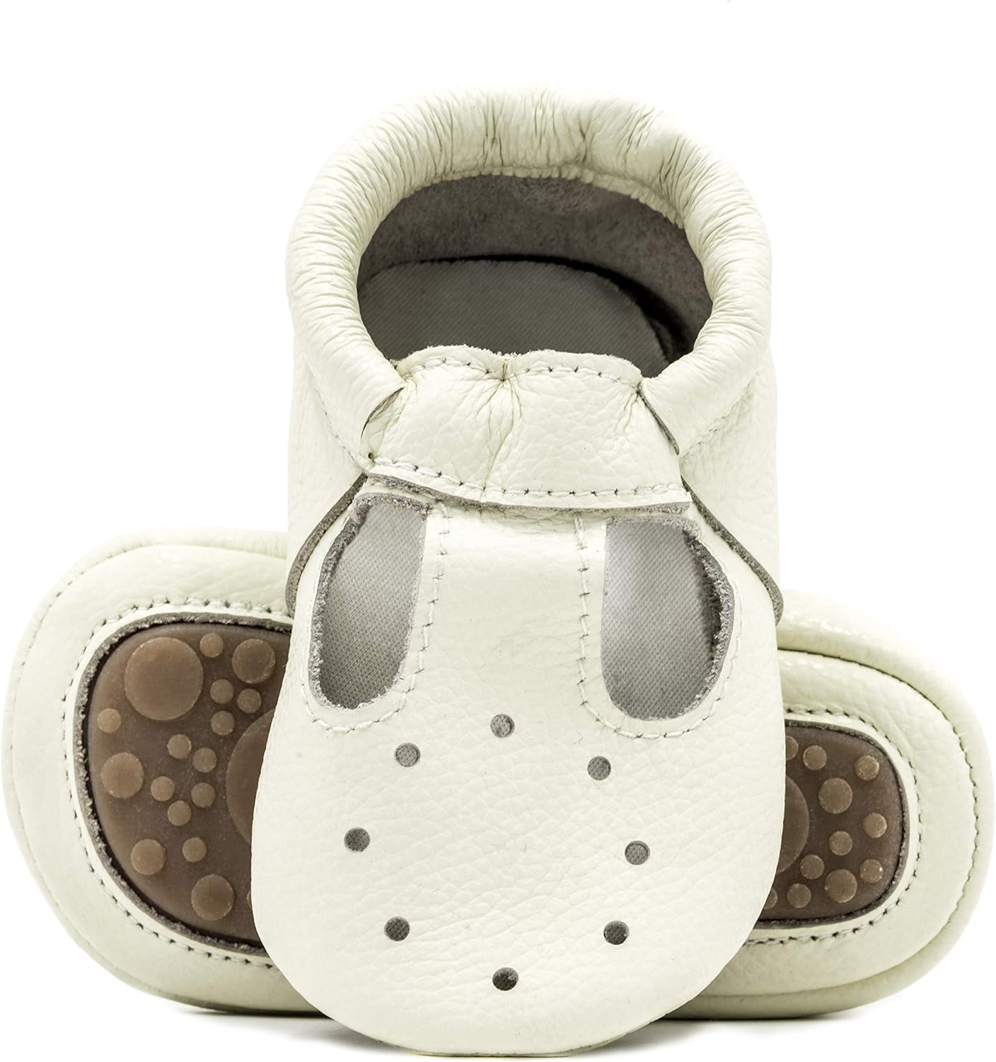 baby moccasins with rubber soles