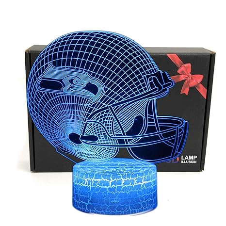 Amazon Com Deal Best Nfl Team 3d Optical Illusion Smart 7 Colors