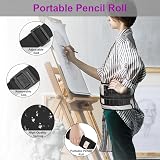 HIFORNY 60 Pcs Drawing Kit Sketch Pencils Set with 3-Color Sketchbook view 4