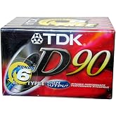 TDK Superior Normal Bias D90 blank cassette tapes (Pack of 6)