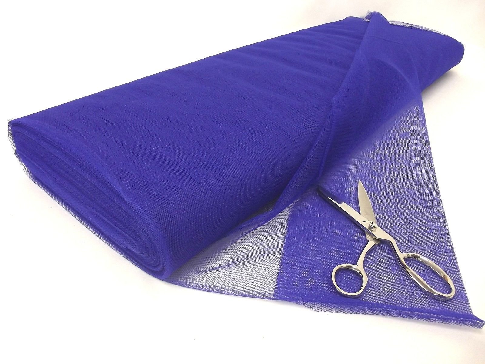 Dress Net 100% Polyester Tulle Fabric Material - Enamel, 40Mtr 4000cm x 150cm