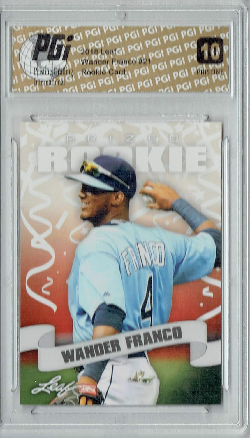Amazon Wander Franco 2018 Leaf Prized 21 PRISTINE Rookie Card PGI 