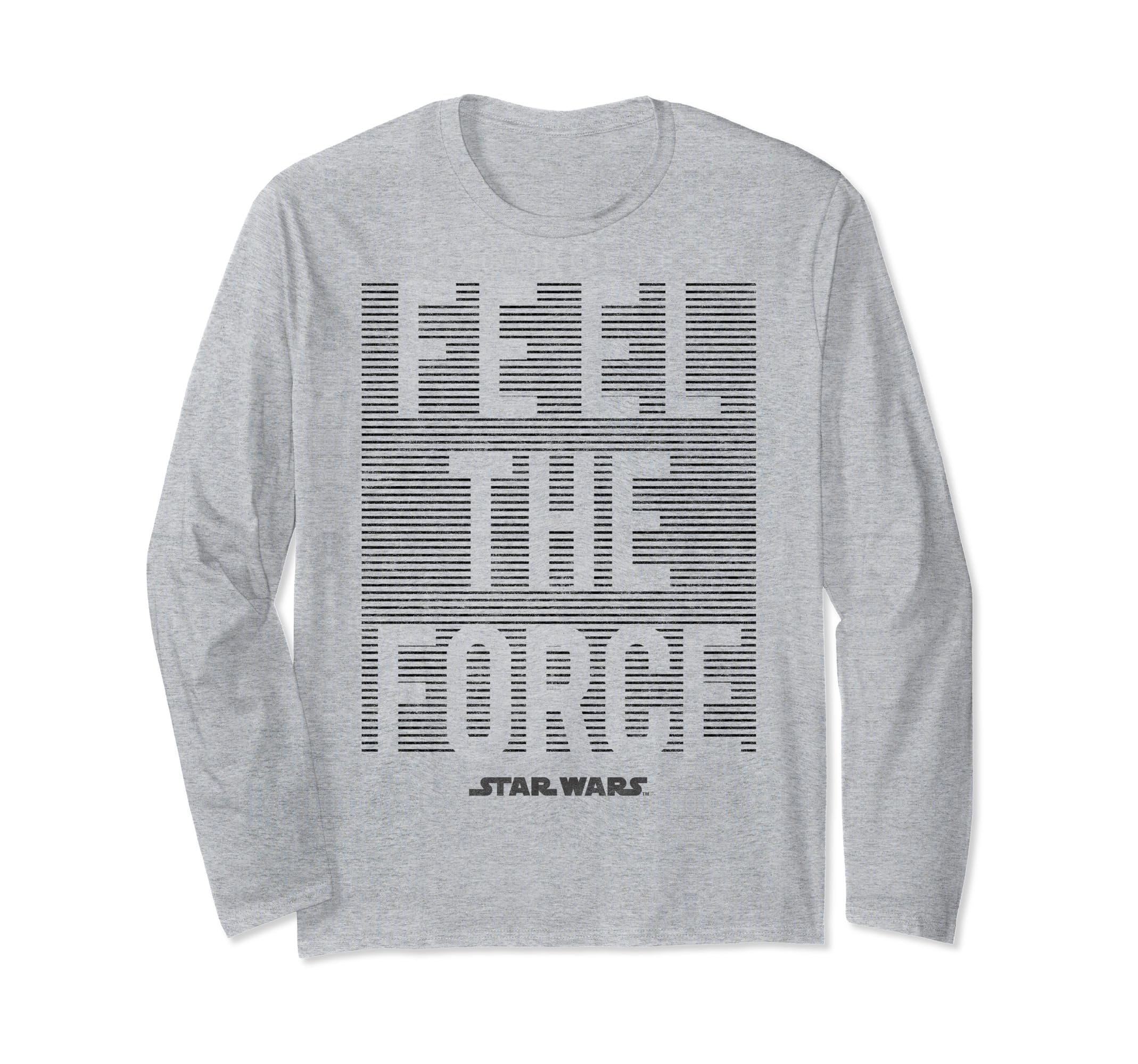 Star Wars Last Jedi Force Feels Lines Stamp Long Sleeve T-Shirt