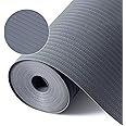 Mcrbeay Shelf Liners Non Adhesive, Washable Cabinet Liners for Shelves, Non Slip & Oil-Proof Drawer Liners for Kitchen Cabinets, Cupboard, Pantry, Gray 12" X 20'