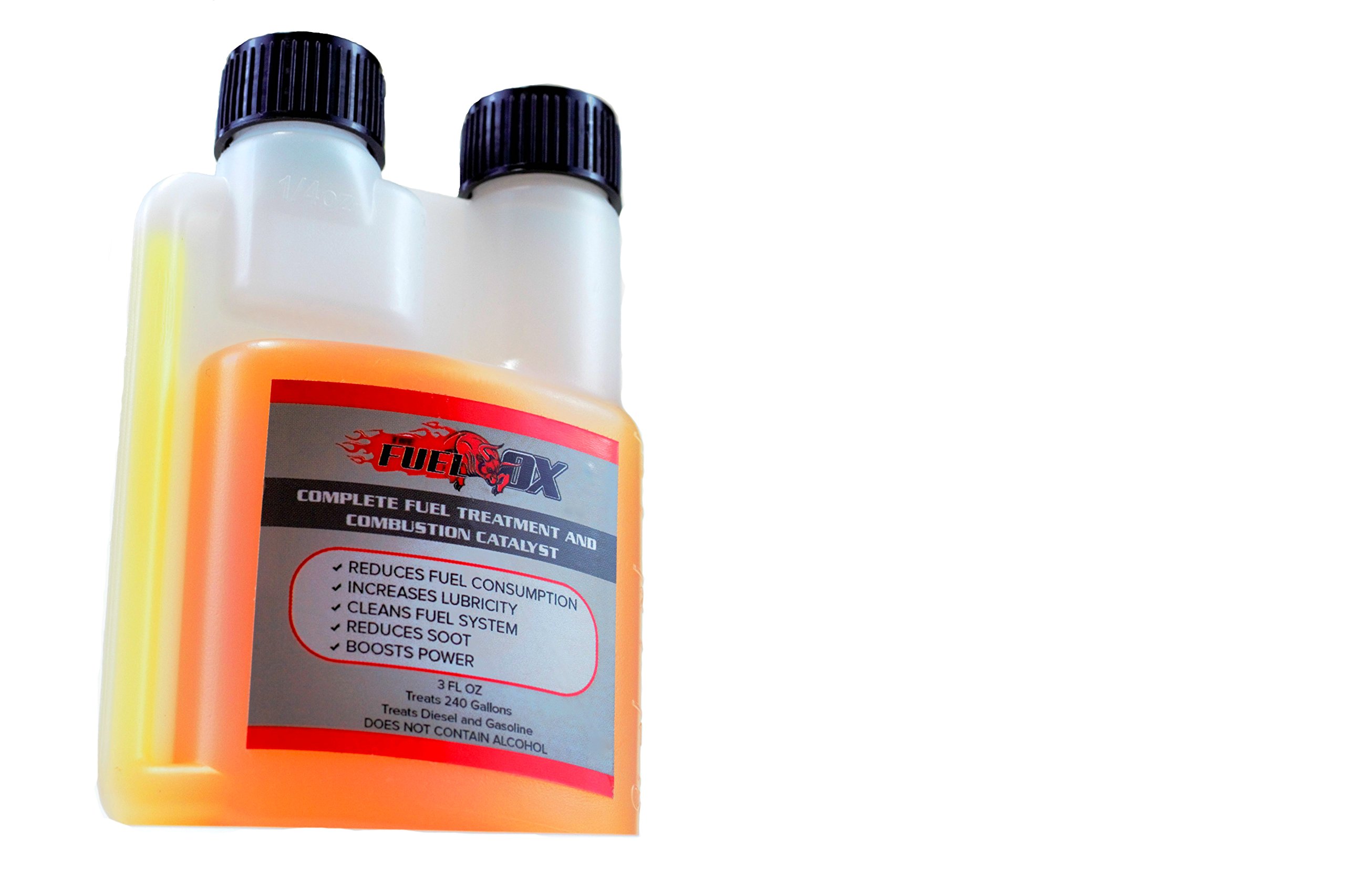 Fuel Ox Complete Fuel Treatment and Combustion Catalyst - Fuel Additive For Gas or Diesel - Lubricates, Increases Mileage, and Decreases Regens - For Personal or Commercial Vehicles -3oz Bottle