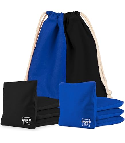 BackYardGamesUSA Regulation Cornhole Bags - 8 ACA Approved Bean Bags With Louisville Fabric