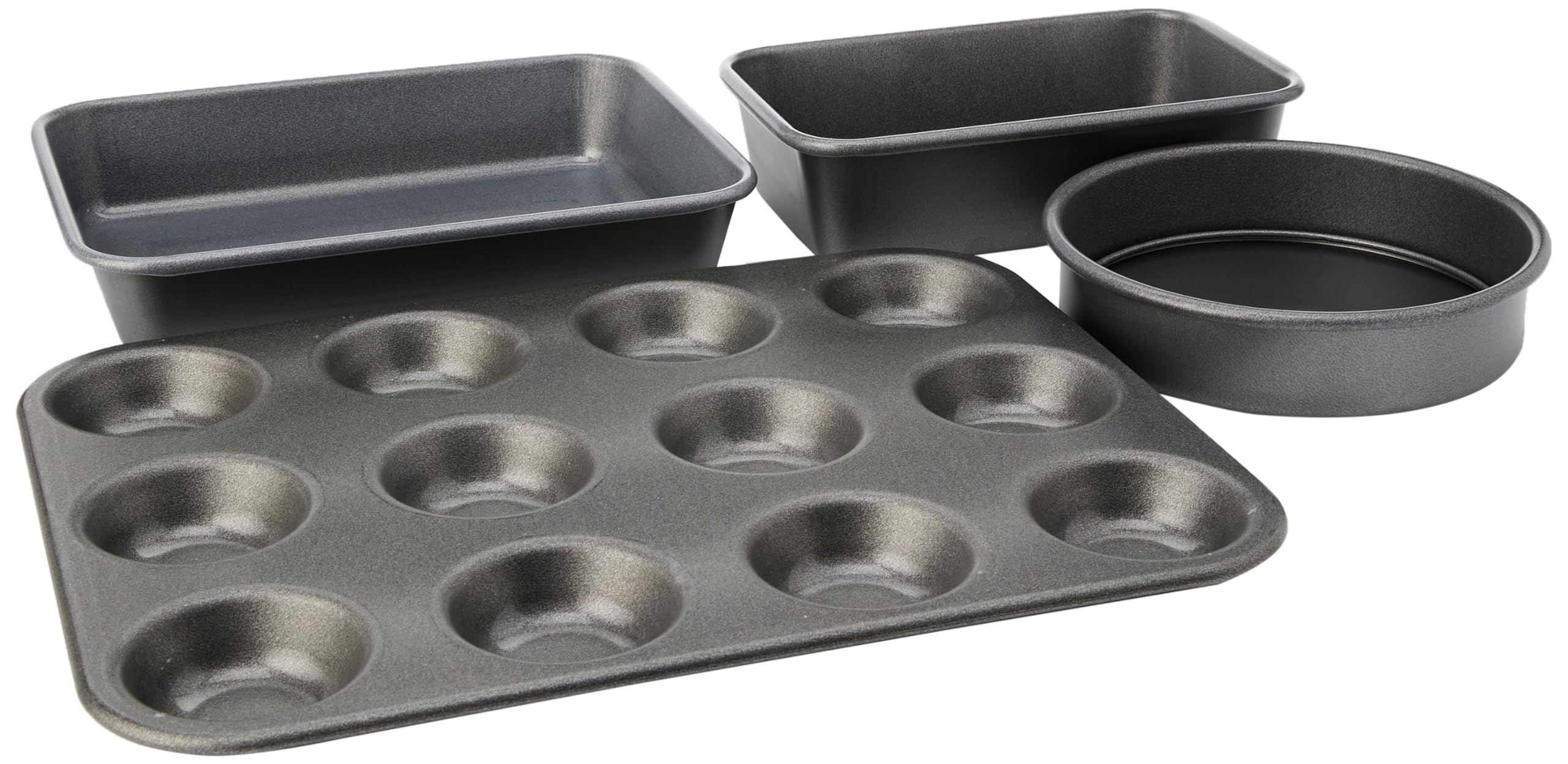 Prestige 66935 Tough & Strong 4 Piece bakeware Set-Reinforced Non-Stick Steel Bake Ware – Oven and Dishwasher Safe